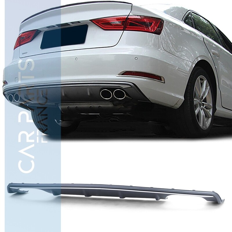 Diffuseur de pare-choc arrière pour Audi A3 8V 2013 - 2016