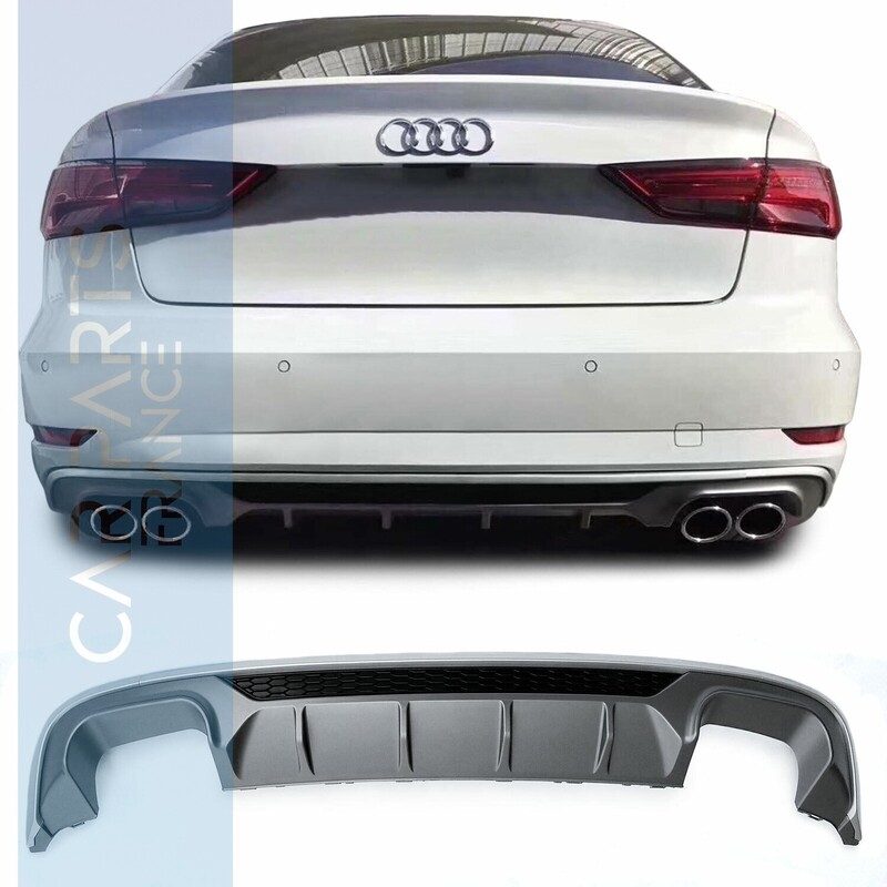 Diffuseur de pare choc arrière pour Audi A3 8V 2013 - 2016