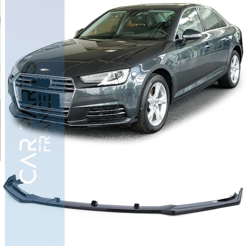 Spoiler / Lame / Diffuseur de Pare-choc avant pour Audi A4 B9 2015 - 2019