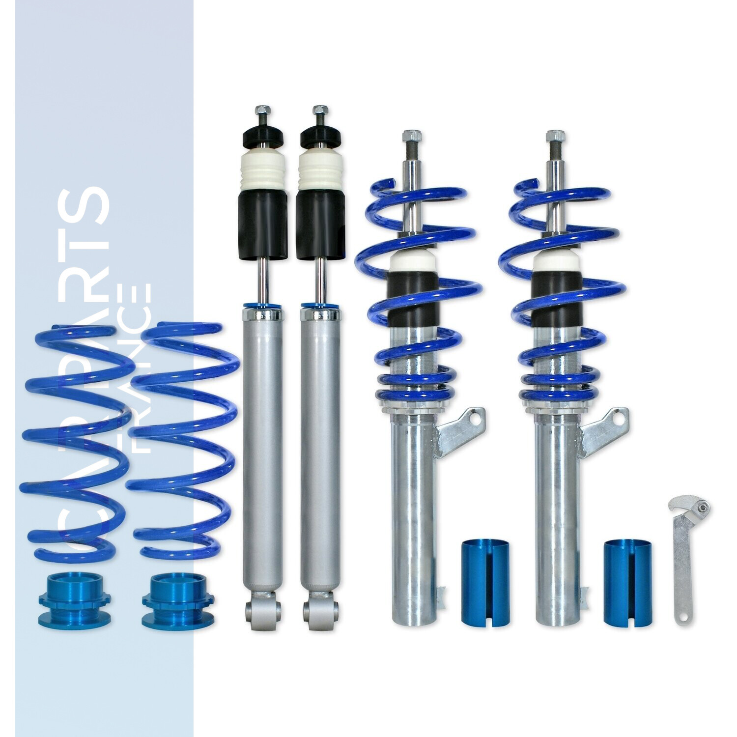 Combinés filetés / Coilovers BlueLine pour Audi A3 8P Sportback Quattro 2003 - 2012