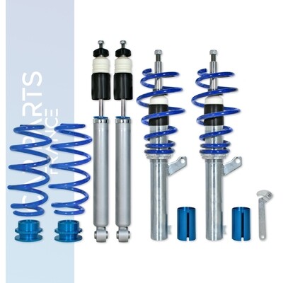 Combinés filetés / Coilovers BlueLine pour Audi A3 8P Sportback + Cabrio 2003 - 2012