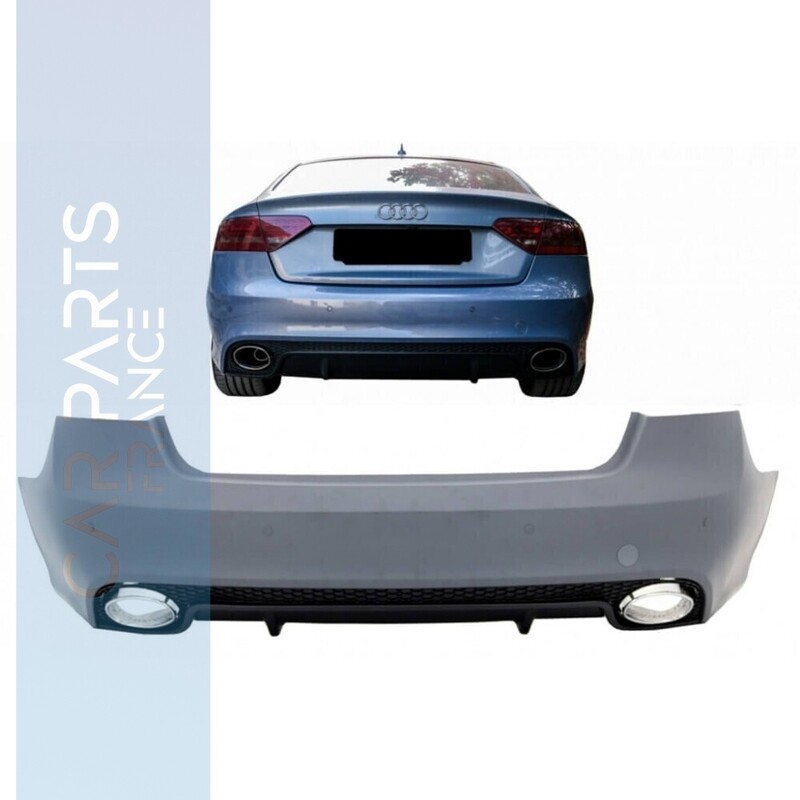 PARE-CHOC ARRIERE LOOK RS5 POUR AUDI A5 ET S5 8T SPORTBACK PHASE 1 ET 2 DE 09/2009 A 06/2016