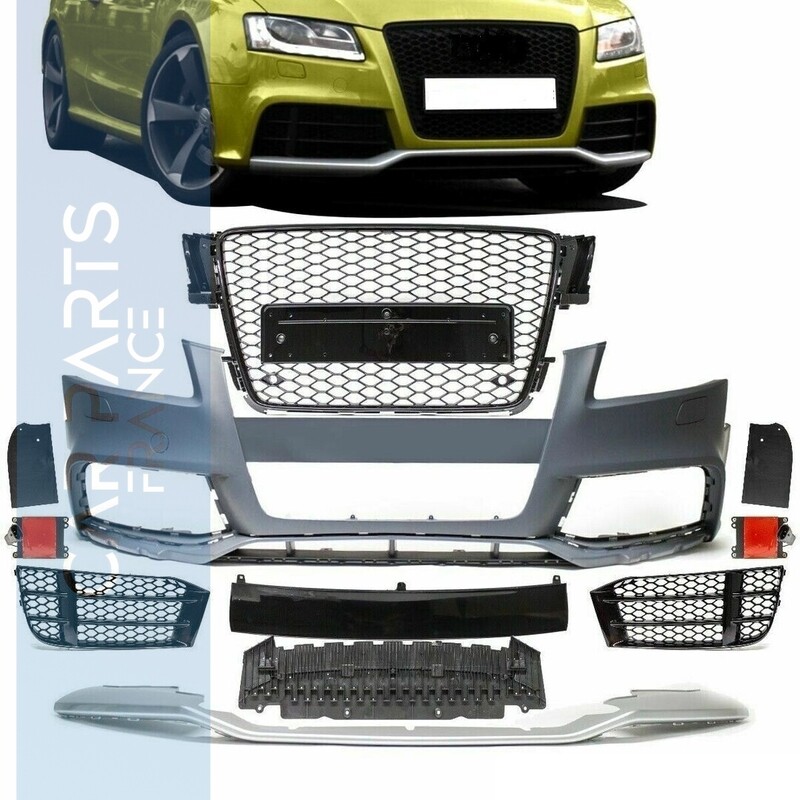 PARE-CHOC AVANT LOOK RS5 POUR AUDI A5 / S5 8T PHASE 1 DE 06/2007 A 07/2011