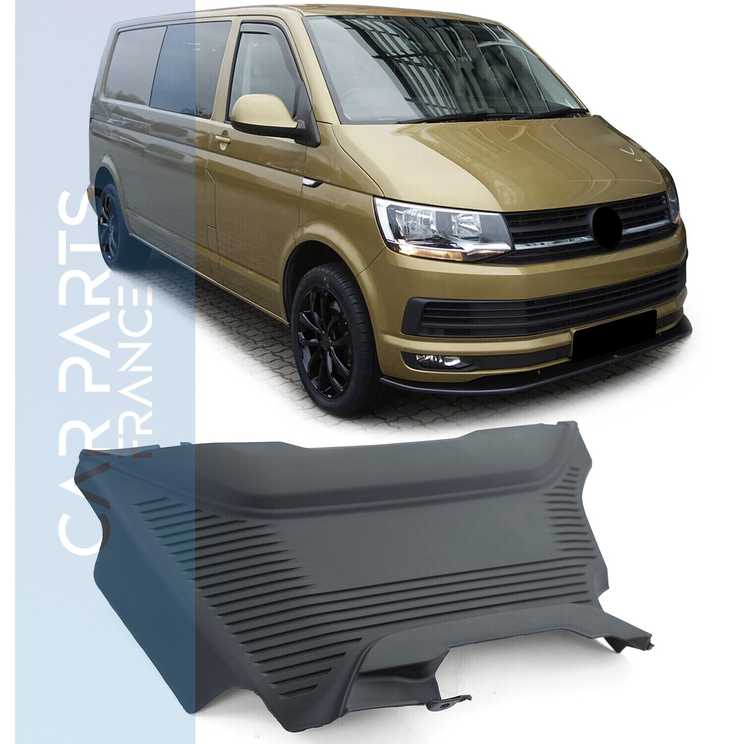 Cache moteur / capot moteur pour VW T6 TDI 2015-2019