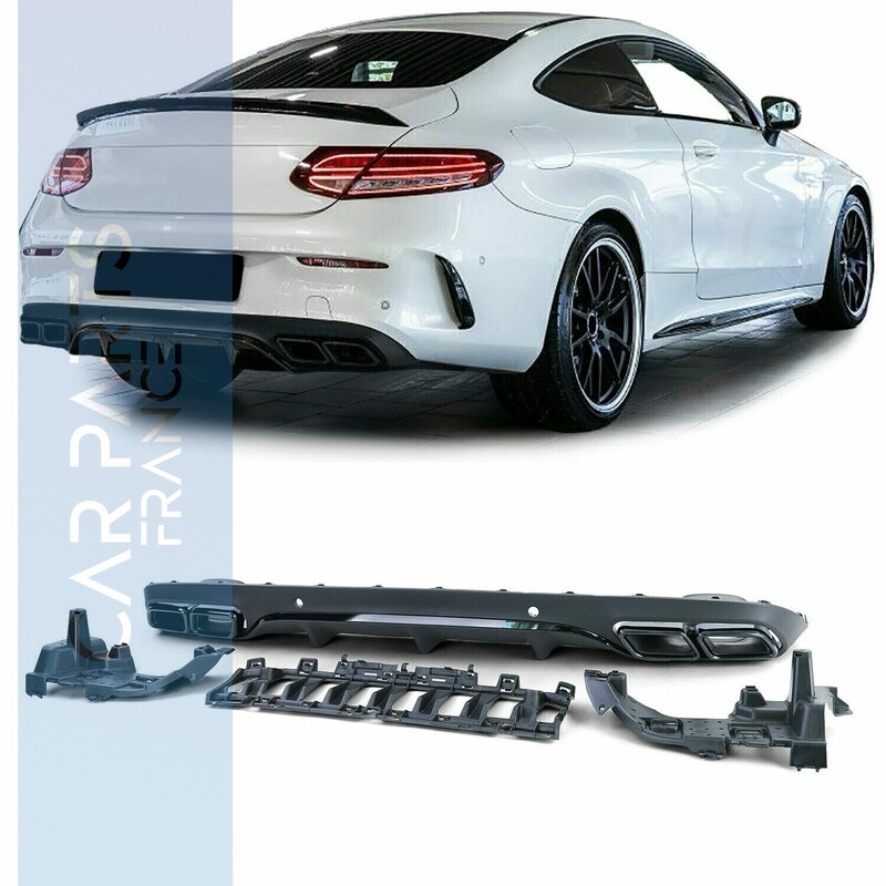 Diffuseur de pare-chocs arriére Look AMG pour Mercedes C W205 Diffuseur de pare-chocs arriére Look AMG pour Mercedes C W205