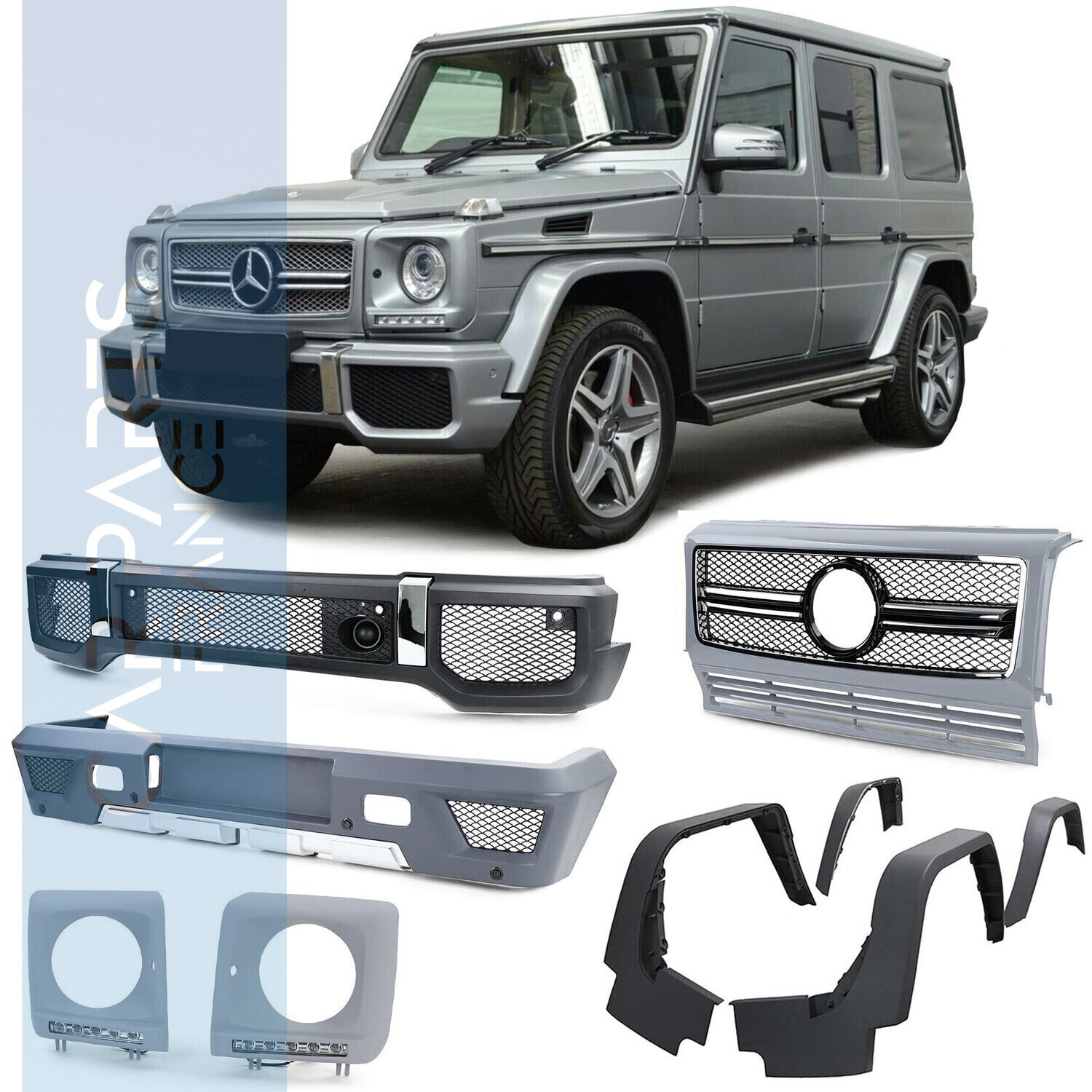 Kit de carrosserie complet pour Mercedes G W463 Look AMG