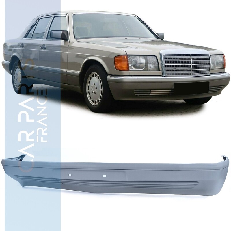 Pare-chocs avant adapté pour Mercedes classe S W126 berline 1979-1991