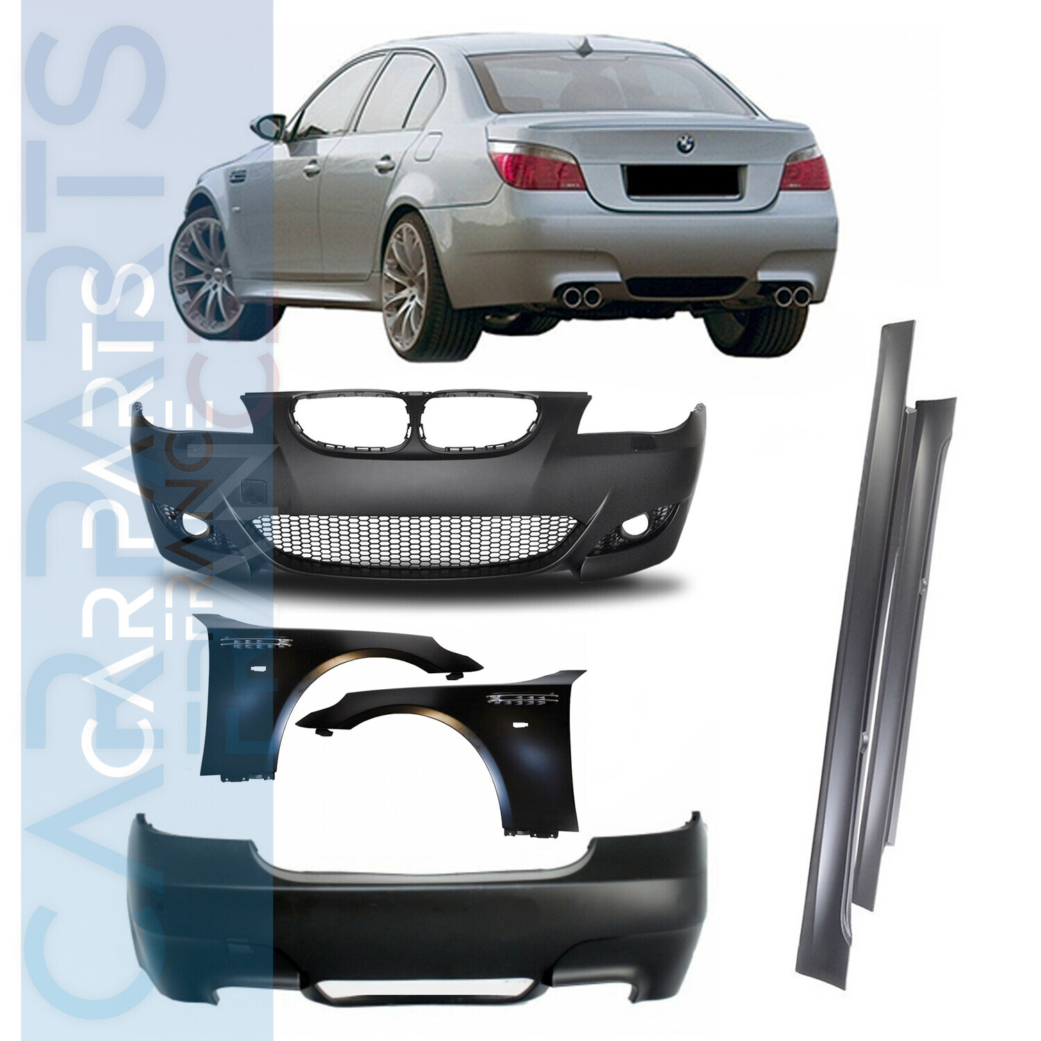 Bodykit / Kit de carrosserie / Pare-chocs pour BMW Série 5 E60 Look M5