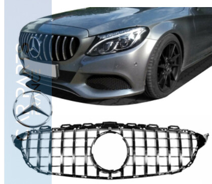 Calandre / Grille + étoile Look AMG pour Mercedes Classe C W205 S205