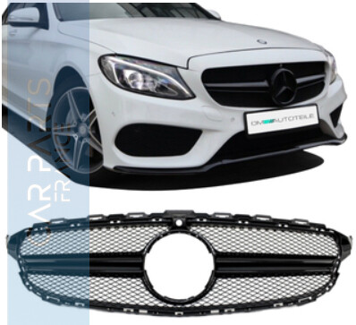 Calandre / Grille Look AMG pour Mercedes Classe C W205 S205