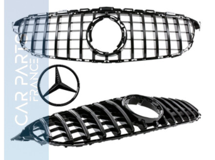 Calandre / Grille + étoile Look AMG pour Mercedes Classe C W205