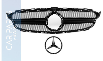 Calandre / Grille + étoile Look AMG pour Mercedes Classe C W205 S205