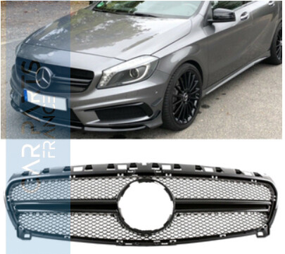 Calandre / Grille Look AMG pour Mercedes Classe A W176