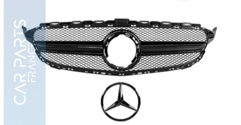 Calandre / Grille + étoile Look AMG pour Mercedes Classe C W205 S205