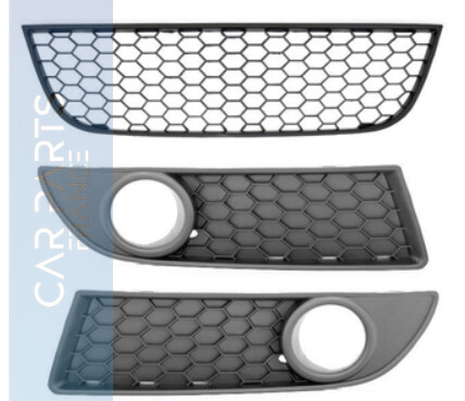 Calandre / Grille + grilles antibrouillards en nid d'abeille Look GTI/GT pour Volkswagen Polo 9N3