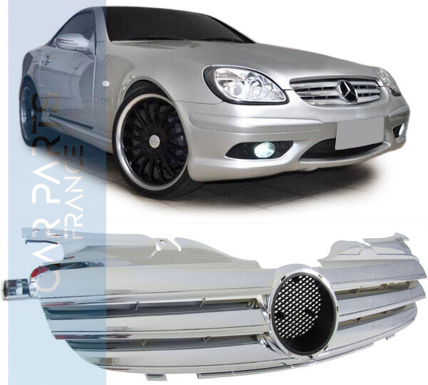 Calandre / Grille​ Sport Look Chromé pour Mercedes SLK R170