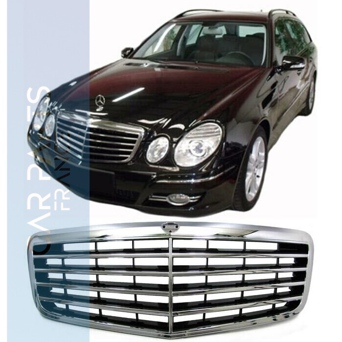 Calandre / Grille​ Sport Look Chromé pour Mercedes Classe E W211 2006 - 2009