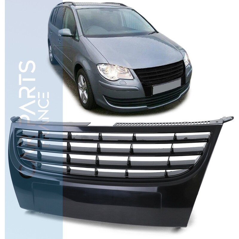 Calandre / Grille Noire pour Volkswagen Touran GP 2006 - 2009