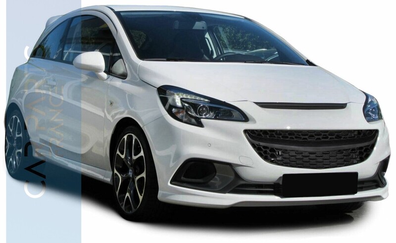 Calandre / Grille Sport Look Noir pour Opel Corsa E à partir de 2014