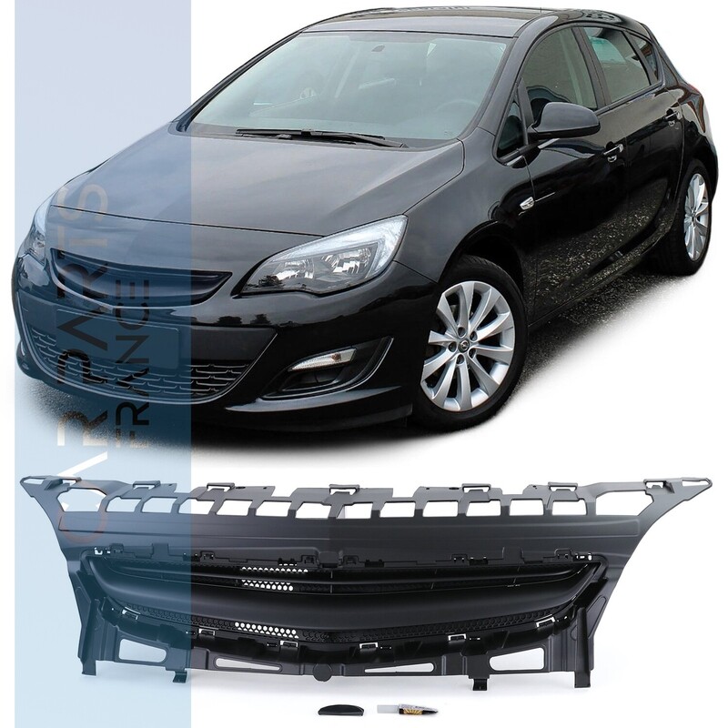 Calandre / Grille Sport Look Noir pour Opel Astra J GTC 2012 - 2015