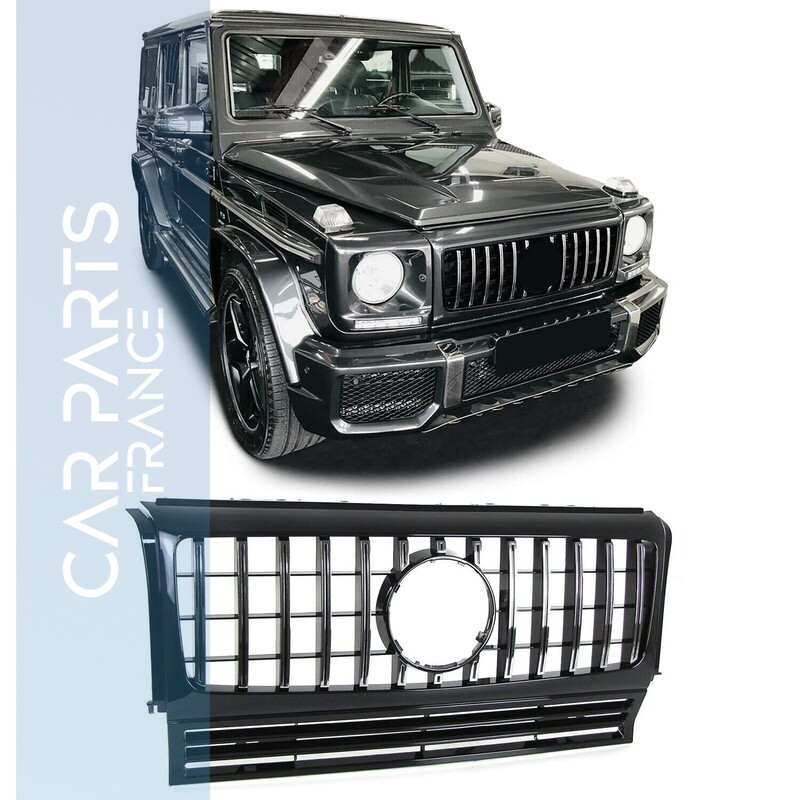 Calandre / Grille​ Sport Look Noir Chromé pour Mercedes Classe G W463 1990 - 2010
