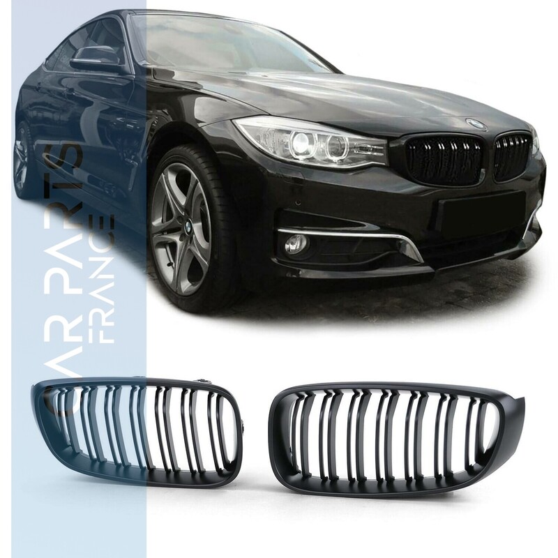 Calandre / Grille double lame Look Pack M Performance pour BMW Série 3 GT F34 2013 - 2016 Calandre / Grille double lame Look Pack M Performance pour BMW Série 3 GT F34 2013 - 2016