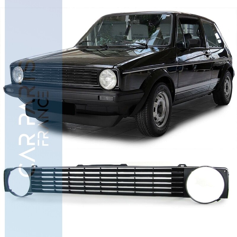 Calandre / Grille Noire / Chromée pour Volkswagen Golf 1 1974 - 1992