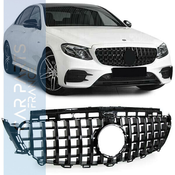 Calandre / Grille Sport Look Noir Brillant pour Mercedes Classe E W213 S213 à partir de 2016