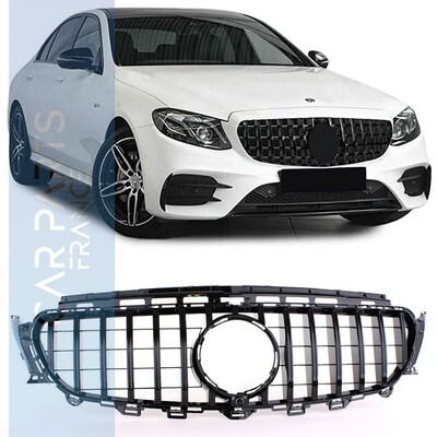 Calandre / Grille​ Sport Look Noir Brillant pour Mercedes Classe E W213 S213 à partir de 2016