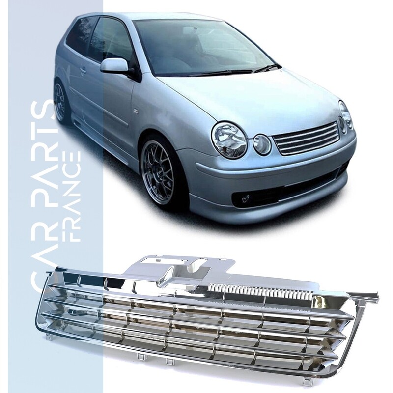 Calandre / Grille Chromé pour Volkswagen Polo 9N 2001 - 2005
