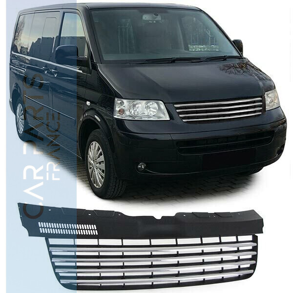 Calandre / Grille noir pour Volkswagen Bus Transporter T5 2003 - 2009