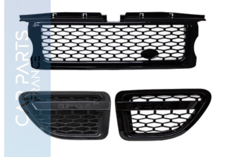 Calandre / Grille + Grilles d'aération en nid d'abeille Sport Look pour Range Rover L320