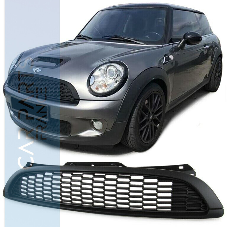 Calandre / Grille​ Sport Look Noir Mat pour Mini Cooper R55 R56 R57 R58 2006 - 2013