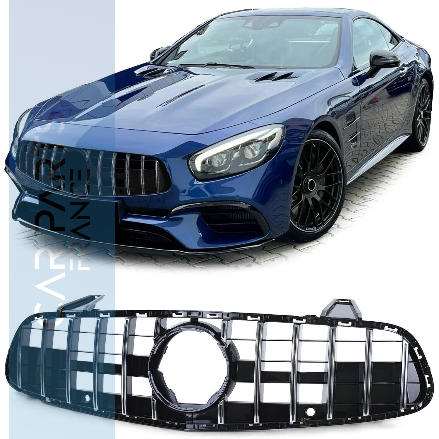 Calandre / Grille Look AMG pour Mercedes SL R231 facelift de 16