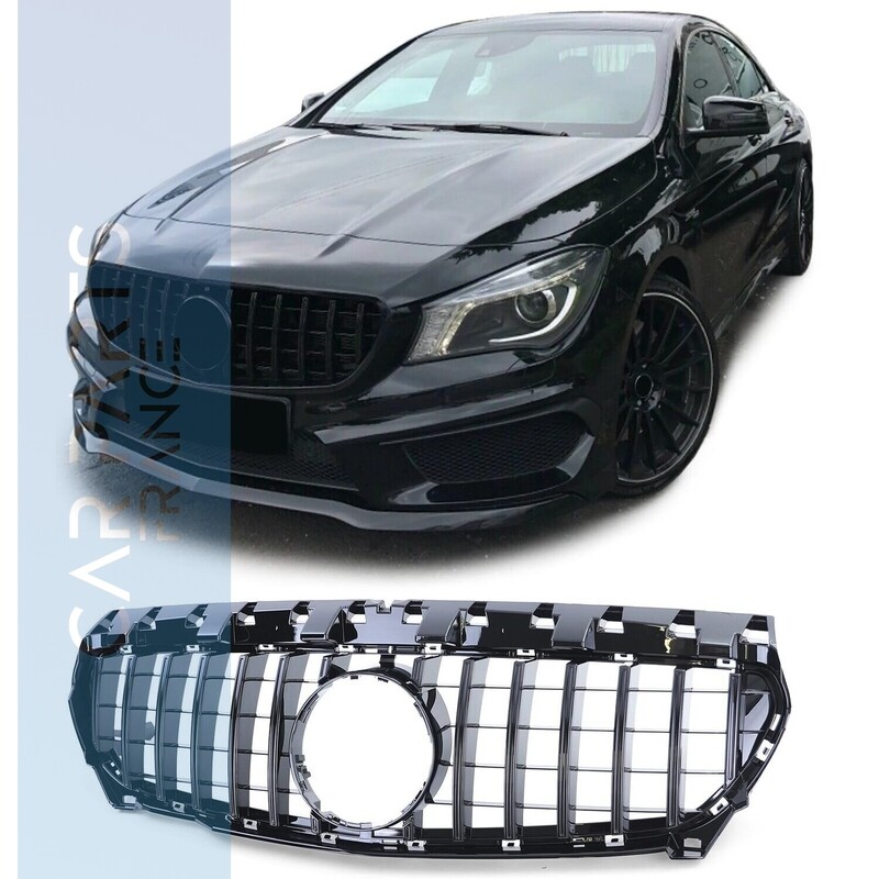 Calandre / Grille​ Sport Look Noir Brillant pour Mercedes CLA C117 de 2013 - 2016