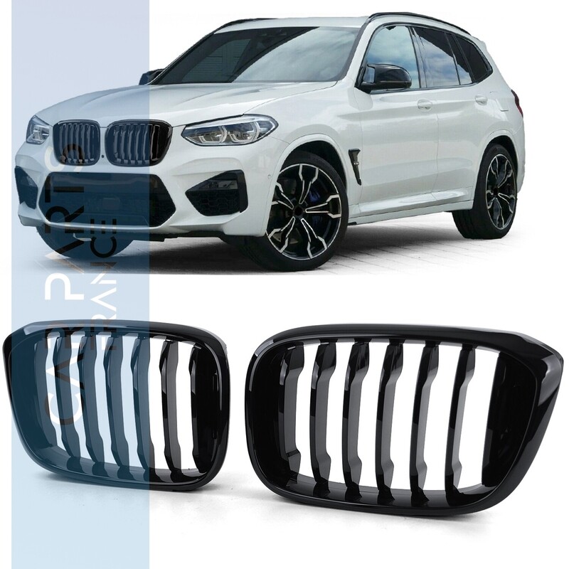 Grille de calandre sport brillante pour BMW X3 G01 X4 G02 à partir de 17