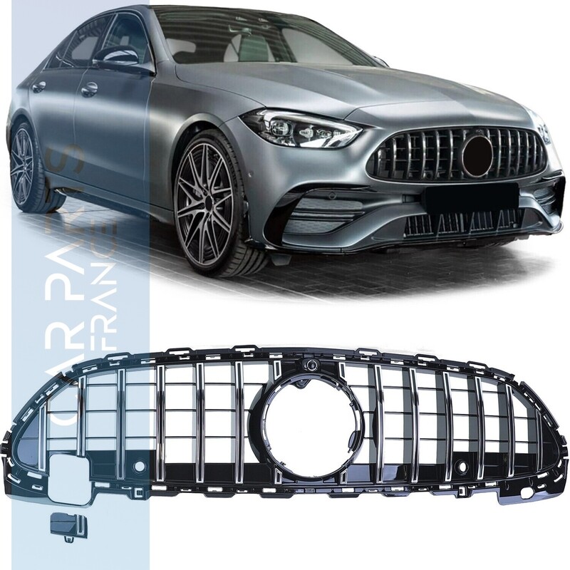 Calandre Panamericana noir et chrome pour Mercedes classe C W206 S206 à partir de 2021