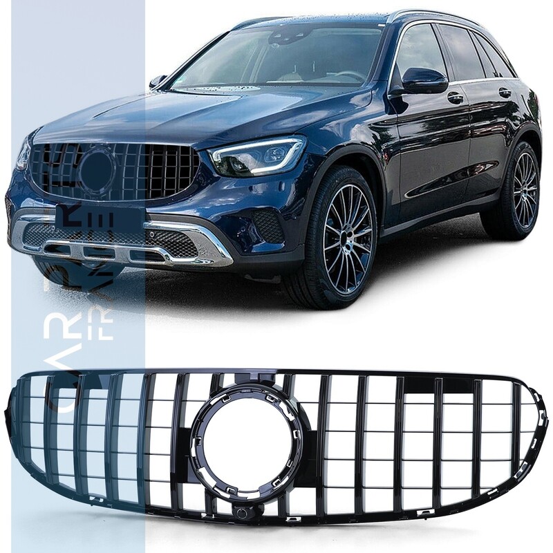 Calandre / Grille​ Sport Look Noir Brillant pour Mercedes GLC X253 après 2019