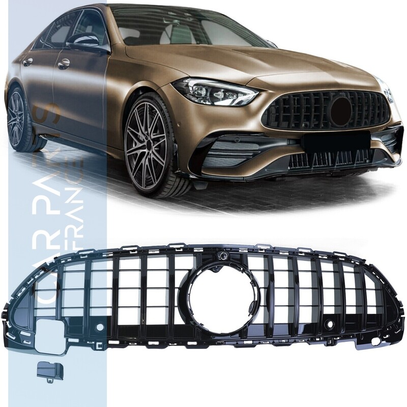Calandre Panamericana noir brillant pour Mercedes classe C W206 S206 à partir de 2021