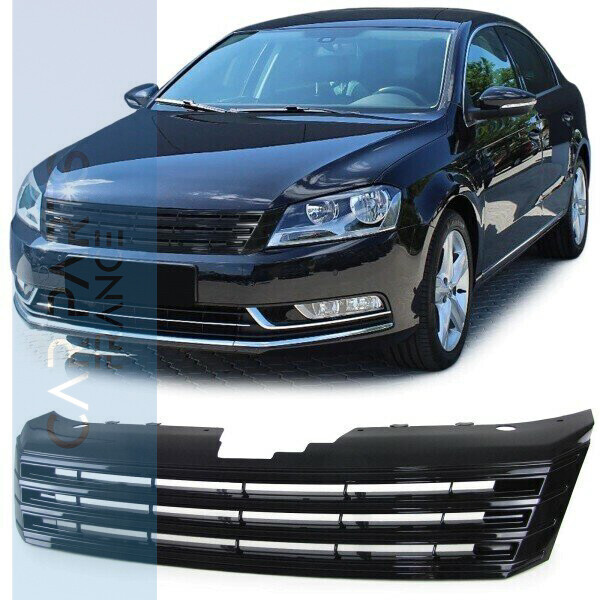 Calandre / Grille Look Noire pour Volkswagen Passat B7 36 à partir de 2010