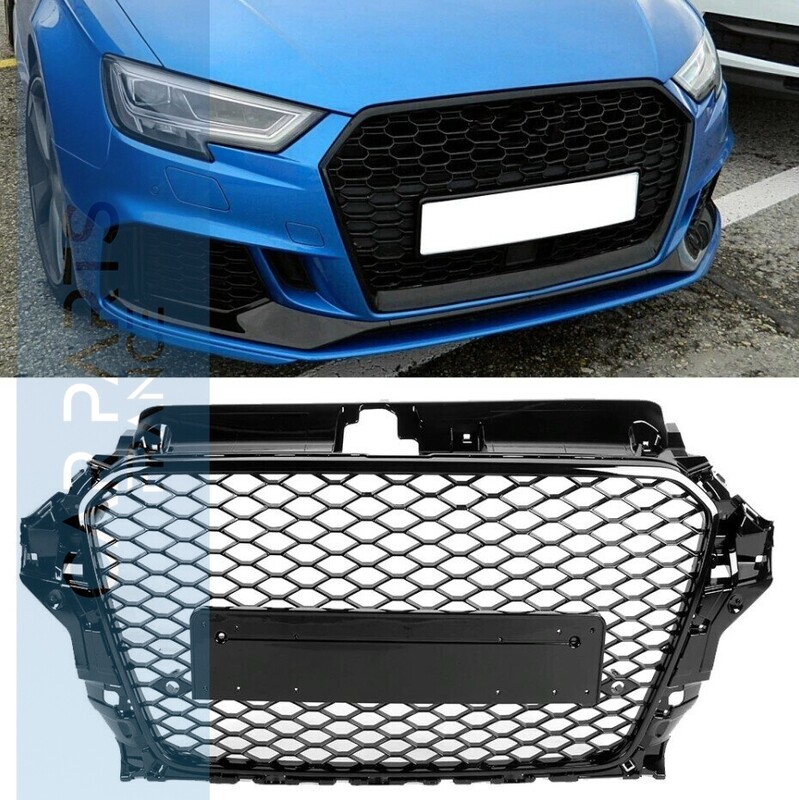 Calandre / Grille en nid d'abeille Look RS3 pour Audi A3 8V