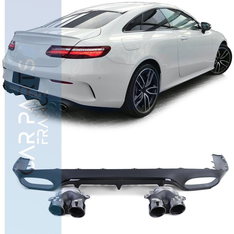Diffuseur de pare-chocs arriére Look AMG pour Mercedes Classe E Coupe C238 à partir de 2016