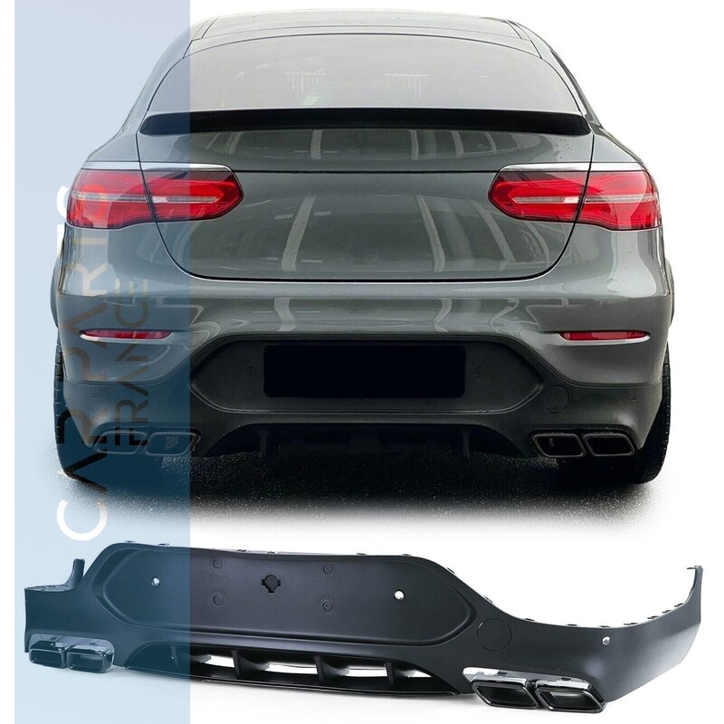 Diffuseur de pare-chocs arriére Look AMG pour Mercedes GLC C253 2016 - 2019