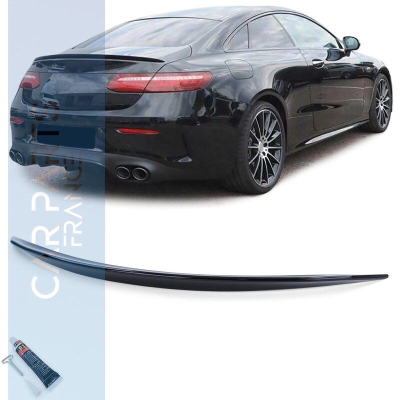 Becquet arrière Sport pour Mercedes Classe E C238 Coupé à partir de 2016 - Noir brillant