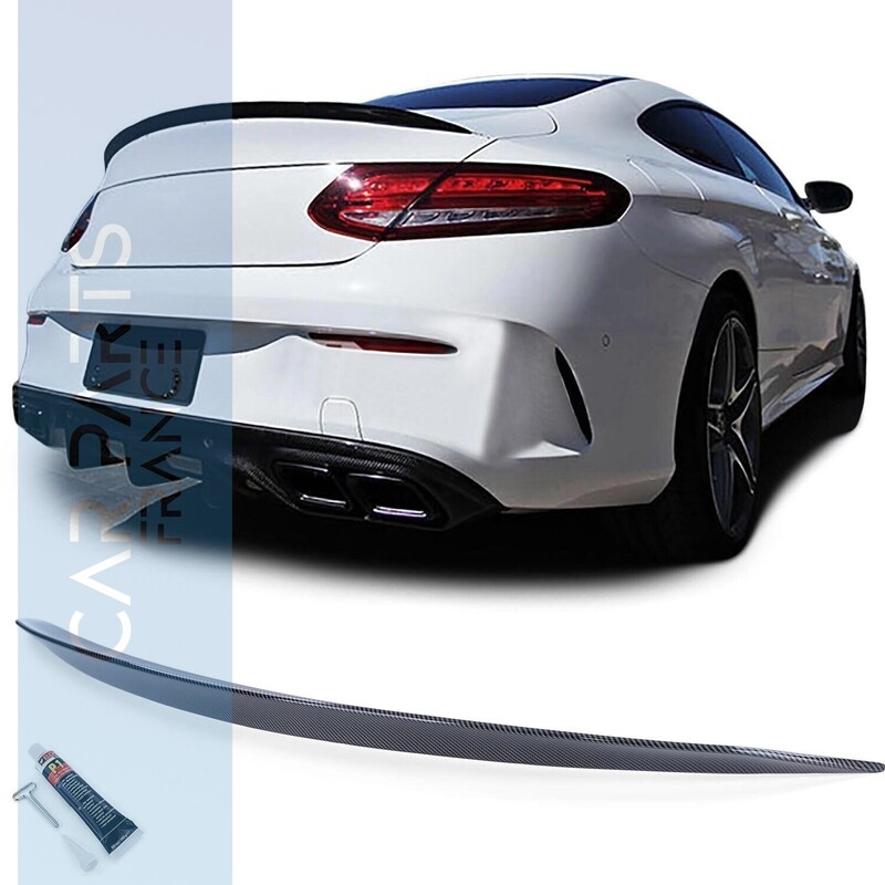 Becquet arrière Sport pour Mercedes Classe C Coupé C205 à partir de 2015 - Look carbone