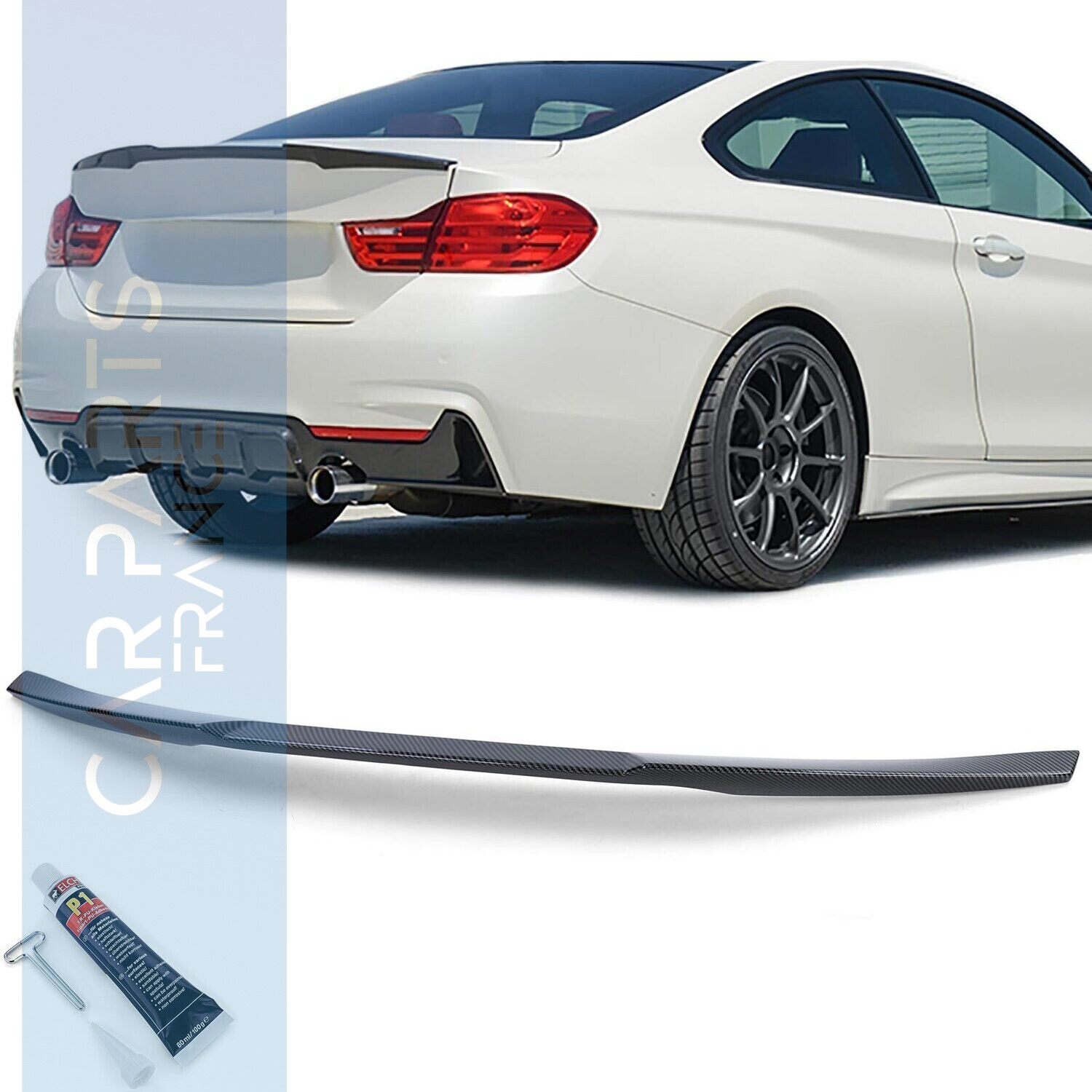 Becquet / Aileron / Lame de coffre Sport Look Pack M pour BMW M4 F82 F83 à partir de 2014