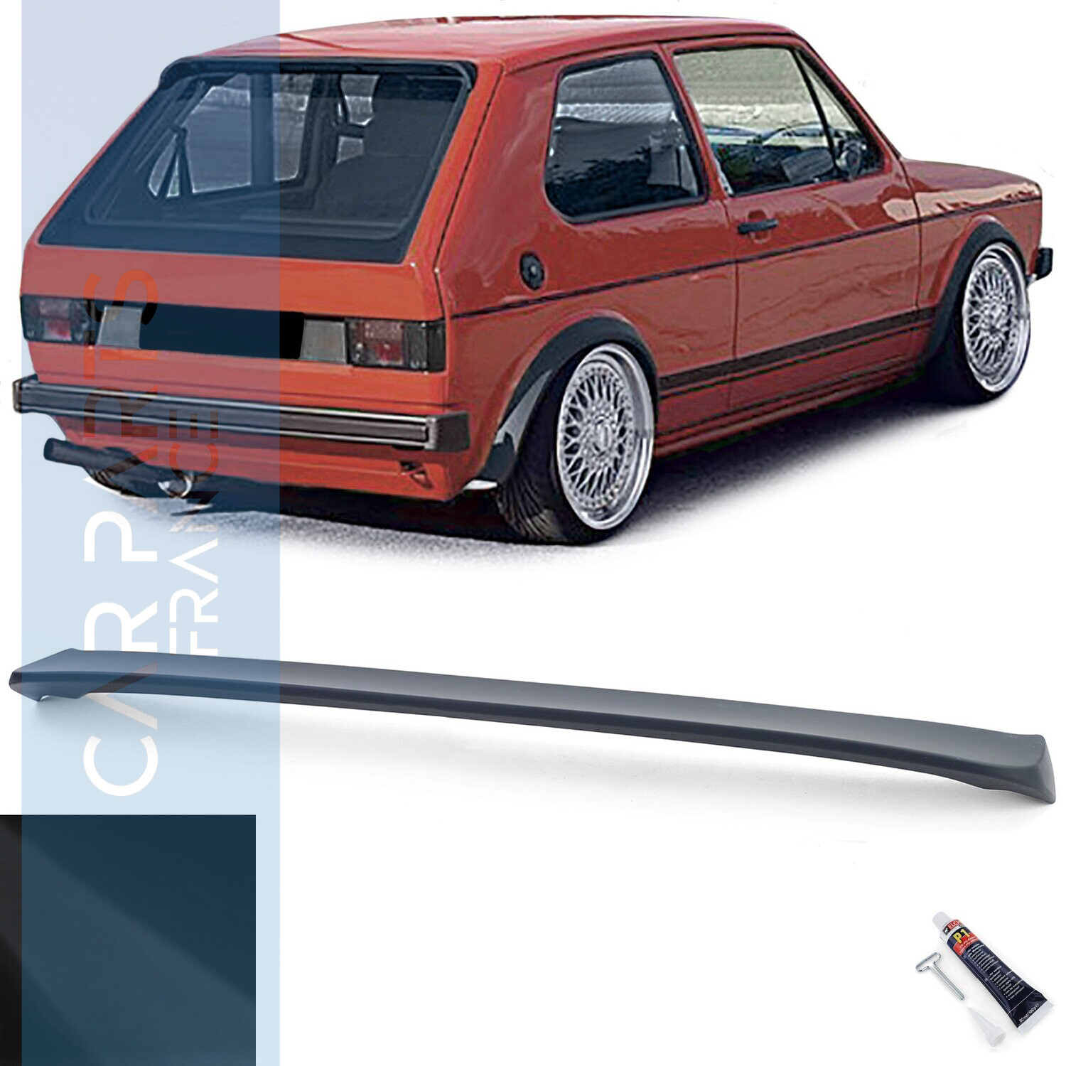 Becquet / Aileron / Lame / casquette  Sport pour VW Golf 1 1974 - 1985