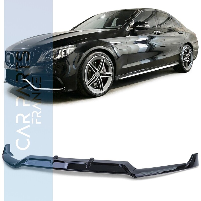 Spoiler / Lame / Diffuseur de Pare-choc avant pour Mercedes Classe C W205 S205 à partir de 2014