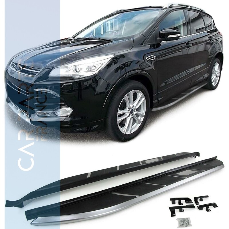 Marchepieds en Aluminium Brossé pour Ford Kuga II DM2 à partir de 2013