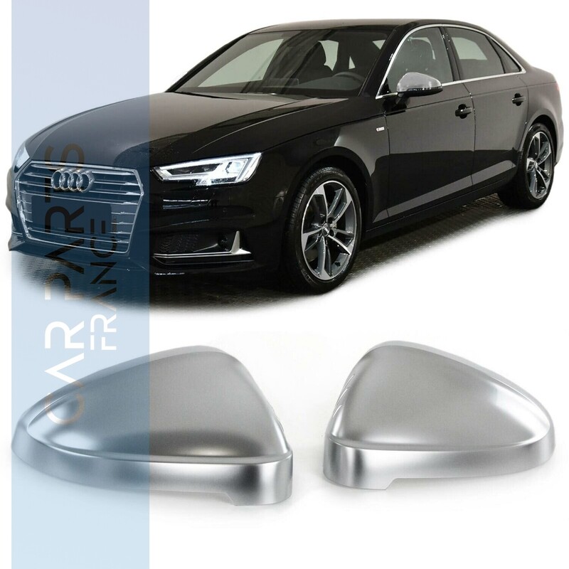 Coques de rétroviseur Sport Look pour Audi A4 S4 B9 2015 - 17 + A5 S5 B9 à partir de 2016
